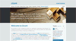 Desktop Screenshot of ciconi.co.uk